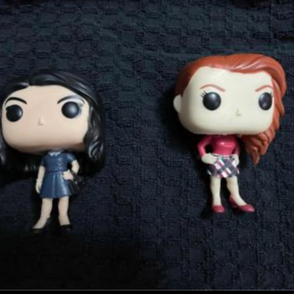 Cheryl blossom funko and Veronica lodge funko Riverdale collectible set